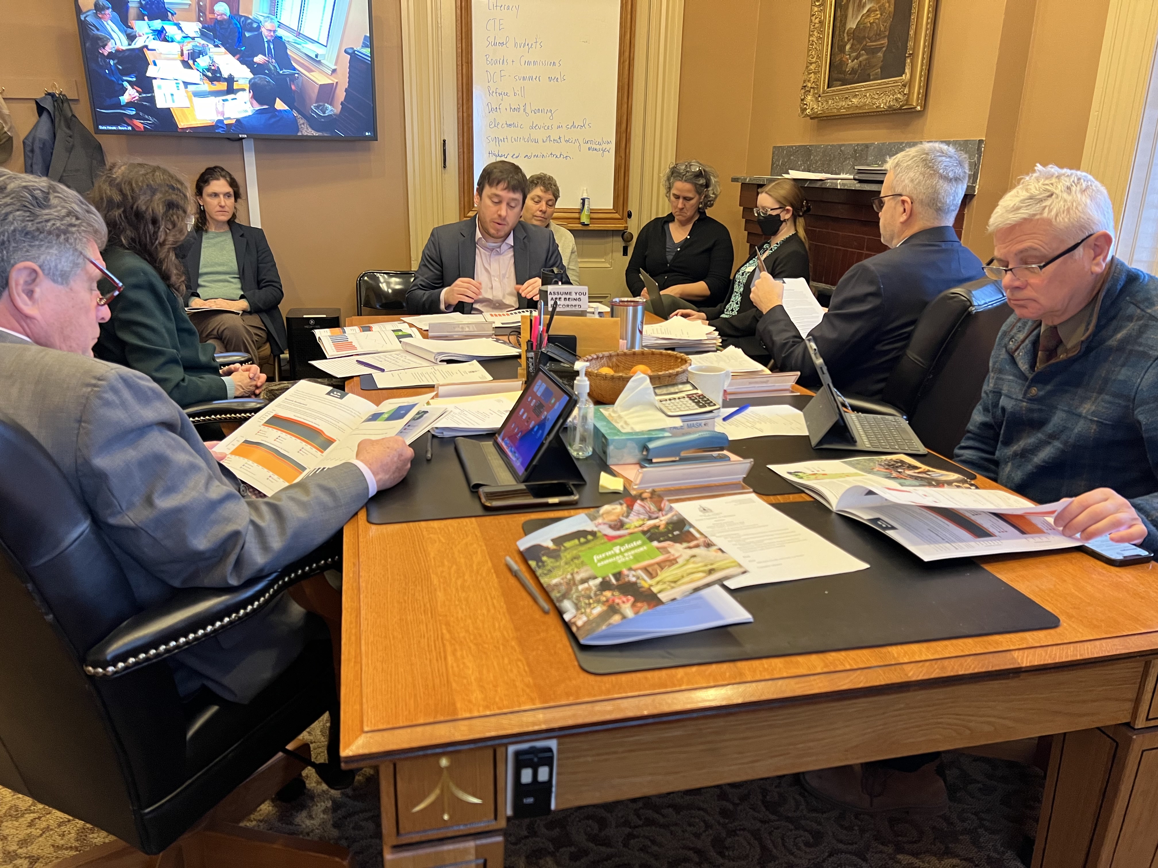 Jake Claro Testifying to the VT Senate Ag Committee