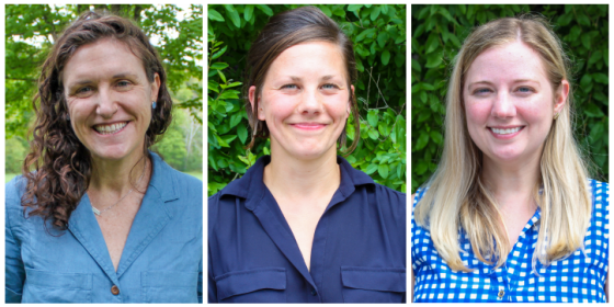 Kelly Dolan, Esther Erbe, Sydney Lucia, VSJF New Hires 2022