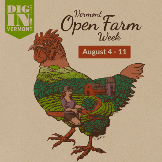 Open Farm Week Aug 4-11, 2024 Chicken